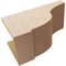 Ekena Millwork 11"W x 22"D x 11"H Wide Van Buren Rough Cedar Woodgrain TimberThane Corbel, Primed Tan CORUR11X22X11VANRCPR - alternate 5
